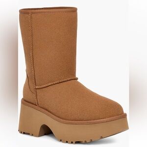 UGG Women's Brown Platform Winter Boots